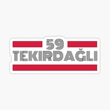 59 Tekirdağlı Plaka Araba Sticker Yapıştırması