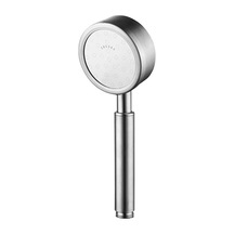 Rogfer Çıkarılabilir Ve Yıkanabilir 304 Paslanmaz Çelik Yuvarlak Basınçlı El Duş Başlığı, Boyut: 80mm Gümüş Diğer Diğer