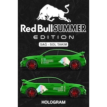 Red Bull Summer Edıtıon Sticker - Yan Gövde Kaplama Seti Hologram - 864812515