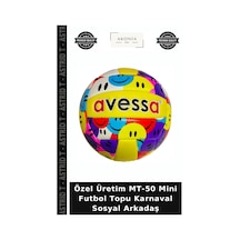 Özel Üretim Mt-50 Mini Futbol Topu Karnaval Sosyal Arkadaş Çok Renkli