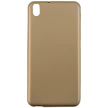 Nettech Htc Desire 816 Uyumlu Suide Arka Koruma Kılıf - Gold Gold