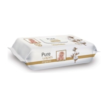 Pure Wipes Organik Pamuklu Bebek Islak Mendil 90 Adet