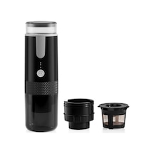 Yeni Kahve Makinesi Elektrikli Kapsül Öğütülmüş Kahve Bira Makinesi Taşınabilir Black Siyah