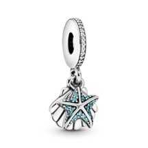 Deniz Yıldızı Ve Deniz Kabuğu Sallantılı Charm