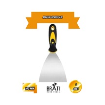 Profesyonel Macun Spatulası 10 Cm Dayanıklı Esnek Yapı Tamir Sıva Alçı Yüzey Düzeltme El Aleti 100 Mm