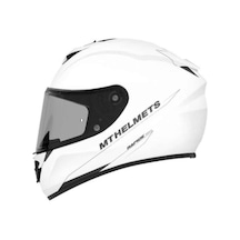 Mt Rapide Solid A0 Matt Full Face Motosiklet Kaskı Beyaz