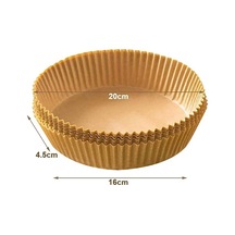 Clintex Kimya Kullanımlık Airfryer Fritöz Pişirme Kağıdı 5 Adet