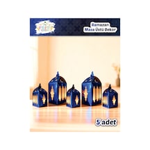2 Paket Masa Üstü Dekor Ramazan Temalı Lacivert - Parti Süsü 0 - 99