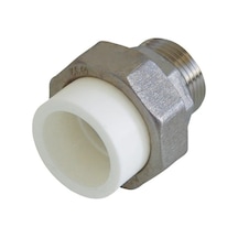 32 1" Oynar Başlı Rakor - Erkek, Dış Dişli Rakor, Pprc, 32 Mm X 1"