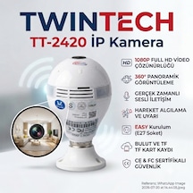 Twintech Tt-2420 Hd Ip Güvenlik Kamerası - Gece Görüşlü Ve Kablosuz Bağlantılı