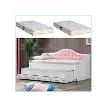 Yavrulu Yatak, Eymen Pembe Yavrulu Karyola + 2 Comfort Yatak