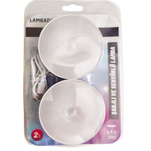 2 Adet Hareket Sensörlü Usb Şarjlı Led Işık Lamba-oda, Mutfak, Salon Ve Merdiven Işıklandırma 1