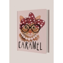 Deffter Caramel Çizgili 96 Yaprak Sert Kapak Defter