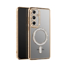 Samsung Uyumlu Galaxy A37 5g Joke Simli Magneticsafe Kılıf - Gold Standart