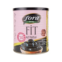 3 Adet Fora Light Az Tuzlu Siyah Zeytin 141-180 430 G
