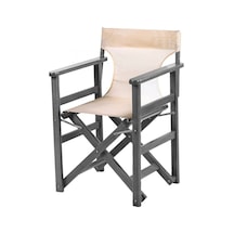 Yonetmen Ve Rejisör Sandalye Için Pvc Set - Tek Parça -Krem