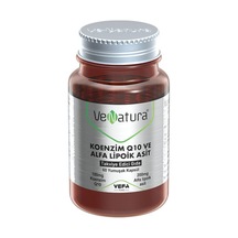 Koenzim Q10 Ve Alfa Lipoik Asit Takviye Edici Gida 60 Kapsül 100 Mg Koenzim Q10 200 Mg Alfa