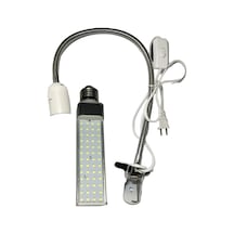 52 Ledli Parlak Beyaz Işık Metal Spiral Akrobat Masa Lambası