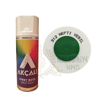 Akçalı Nefti Yeşil Sprey Boya 400 ML - Ral6002 - 312