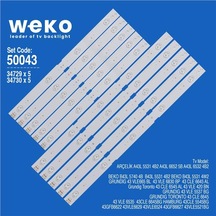 Arçelik A43l 6652 5b 43'' İnç 10 Adet Tv Led Bar Tvnizi Açıp İçindeki Led Barla Birebir Aynısı Olduğunu Görmeden Almayınız. Sonrasında İade Almamaktayız. Beyaz