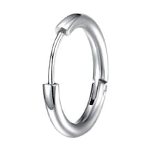 Chavin Çelik Gri 10 Mm Küçük Unisex Halka Küpe Et96by
