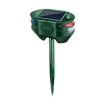 Y29857 Ultrasonik Güneş Hayvanı Kovucu Dış Mekan Köpek Kedi Koyu Yeşil