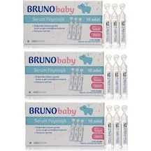 Bruno Baby Serum Fizyolojik 3 x 10 Flakon