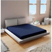 Çift Kişilik Penye 160x200 Lastikli Koyu Lacivert