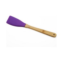Silikon Bambu Sap Servis Spatula 28cm Mor