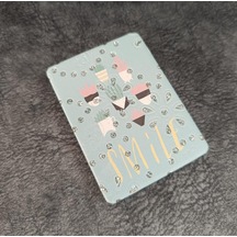 Cep Ayna Makyaj Çanta Seyahat Taşınabilir Ayna Kozmetik Büyüteç Kompakt Çok Renkli