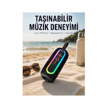 Taşınabilir Bluetooth Hoparlör Kırmızı Ip67 Su Geçirmez Yeni Nesil Renkli