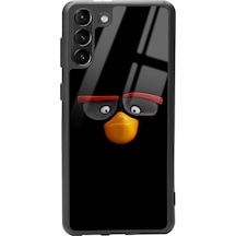 Samsung Uyumlu S-21 Plus Black Tasarımlı Glossy Telefon Kılıfı Çok Renkli