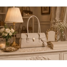 Housebags Jardin Elegance New Trend Omuz Çantası Vizon