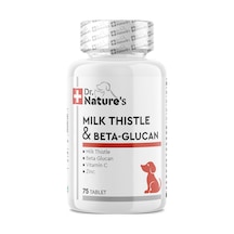 Dr. Nature's Milk Thistle & Beta Glucan Köpeklerde Karaciğer 75 Tablet