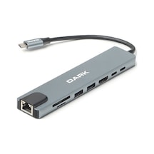 Dark Dk-ac-u31x36 Type C 8 İn 1 Çoklayıcı Tedzin