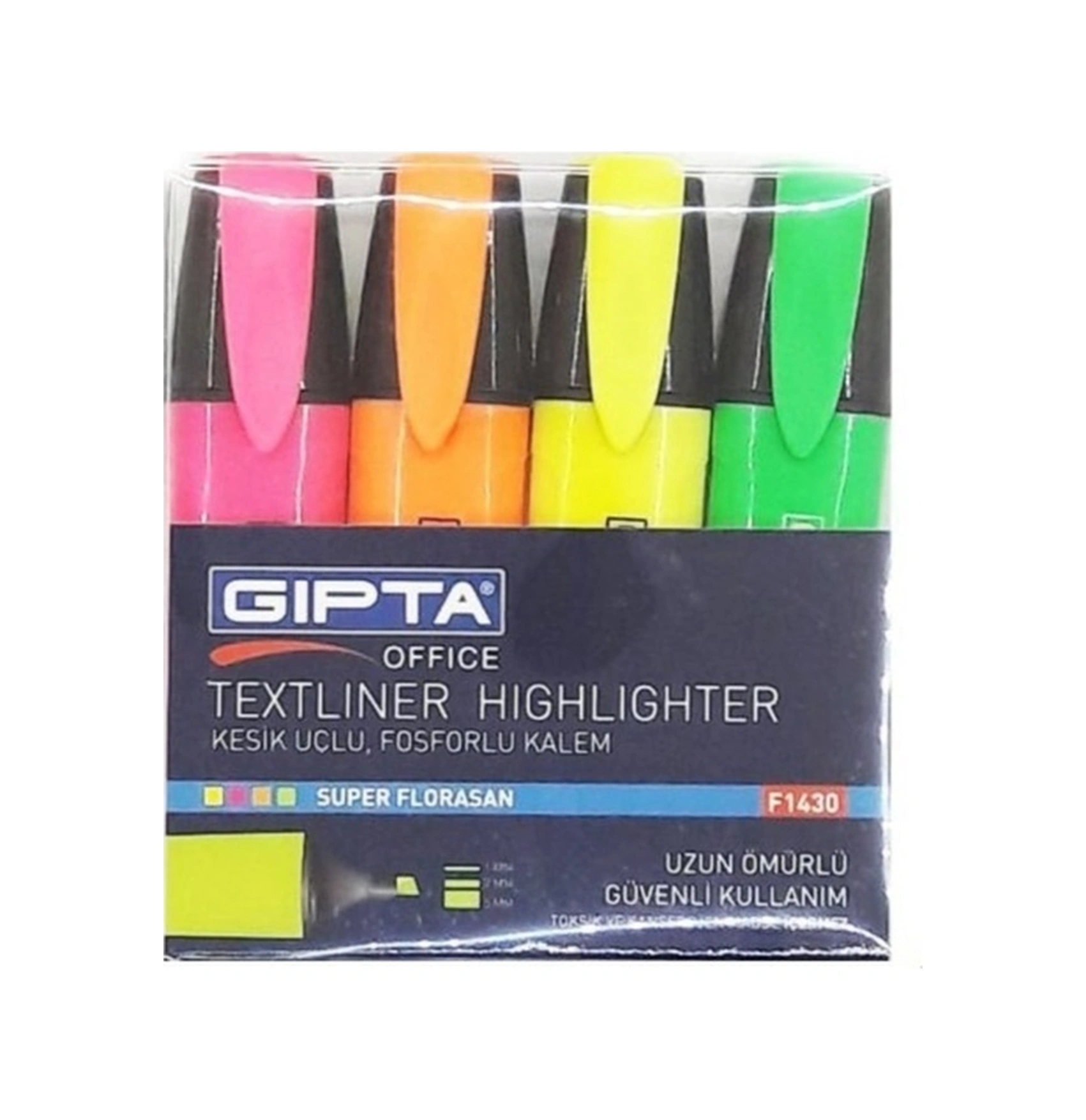 Fosforlu Kalem 4'lü Fosforlu