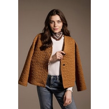 Defacto Regular Fıt V Yaka Blazer Ceket G7693ax26spbn584 Kahve-bn584