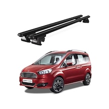 Venüs Ford Tourneo Courier 2014 Ve Sonrası Uyumlu Siyah Ara Atkı Port Bagaj Tavan Barı