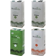 Monteida Soğuk Sıkım Zeytinyağı 2 x 5 L + Monteida Soğuk Sıkım Zeytinyağı 5 L + Monteida Riviera Zeytinyağı 5 L