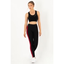 Doremi Active Sportive Üç Çizgili Tayt-875 001