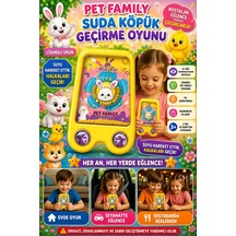 Suda Halka Köpük Geçirme Oyunu Sevimli Dostlar Duyusal Gelişim Destekli Nostaljik El Atarisi 2586bk-