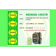 Cam - 363 - Açma Anahtarı Teklı On Sag 6 Fıslı Clıo Symbol Joy - Kmrsfres - - Sandero Sağ