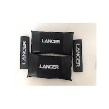 Lancer Nakışlı Deri 1 Çift Boyun Yastık Ve 1 Çift Kemer Pedi (510975818)