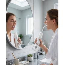 Kablosuz Ağız Duşu 320 Ml Ipx7 Su Geçirmez Uczzzamf11ağızduşubeyaz-2