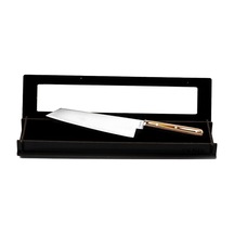 Özel Seri El Yapımı Profesyonel Yekpare Çelik Kiritsuke Şef Bıçağı 30cm - Özel Ahşap Kutulu Çok Renkli