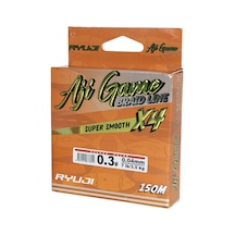 Ryuji Aji Game 0.03 Mm 150mt 4 Kat Turuncu İp Misina 2.5kg Çeker