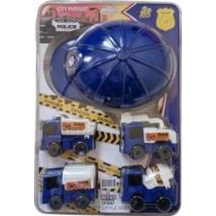 Kasklı Polis Set