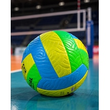Dayanıklı Voleybol Topu Yumuşak Dokulu Dengeli Sekme Yapısı - Lisinya Sarı
