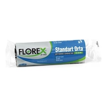 Florex Standart Orta Boy Çöp Torbası Siyah 55 x 60 CM