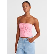 Dilvin 31984 Büzgülü Top-pembe Pembe